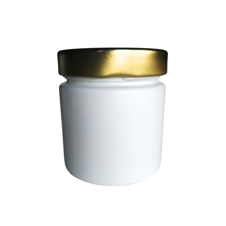 LULU WHITE MATT JAR - Eco Candle Project