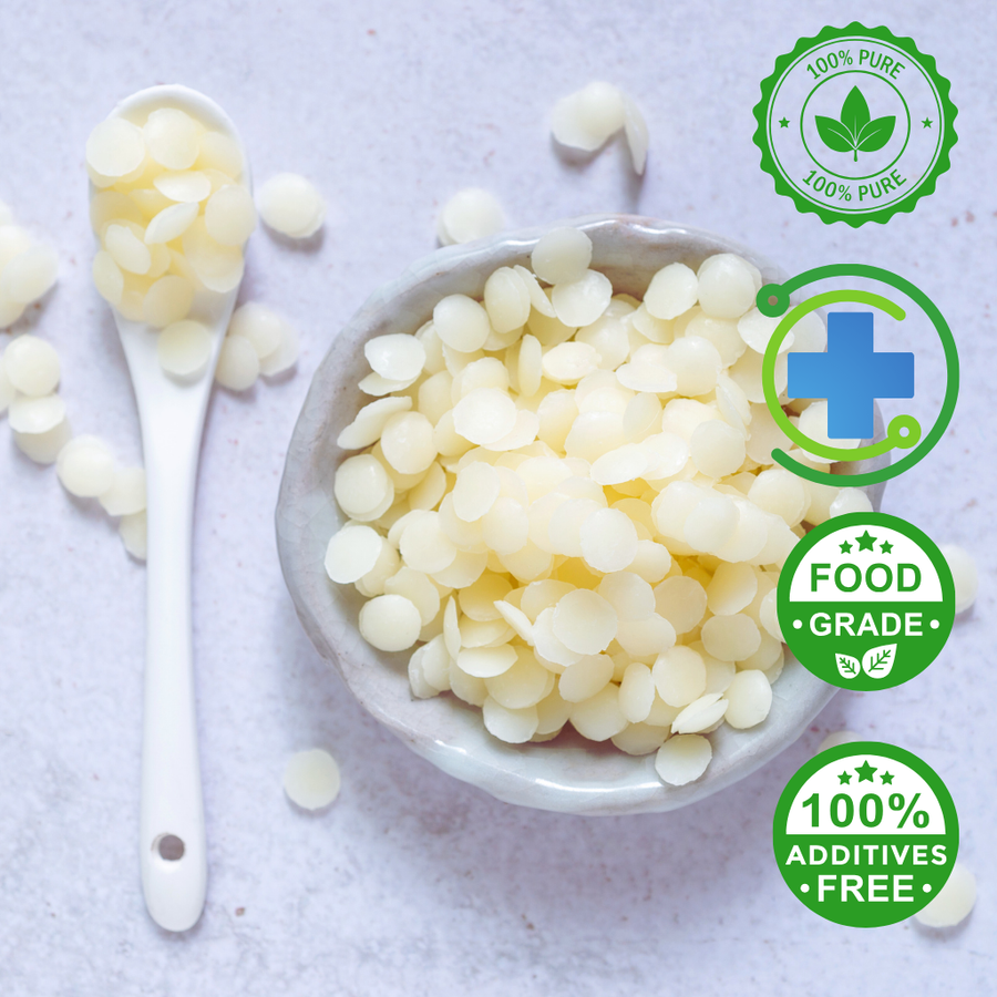 WHITE BEESWAX -COSMETIC/FOOD GRADE - Eco Candle Project
