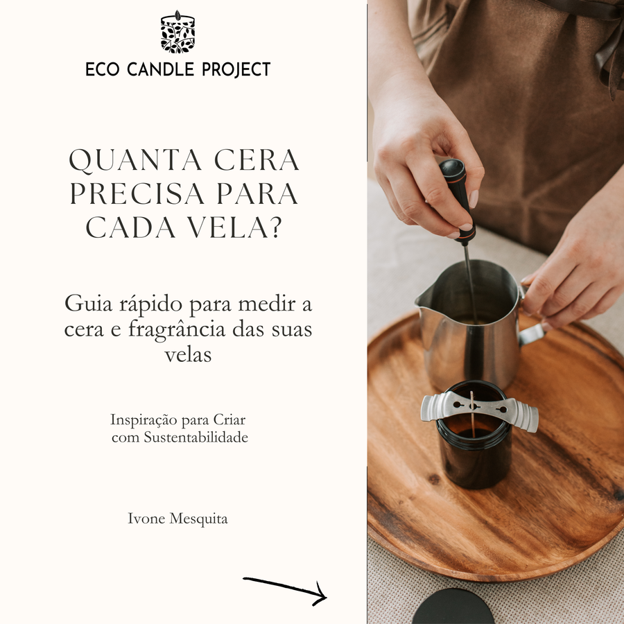 COMO CALCULAR A QUANTIDADE DE CERA ? - Eco Candle Project