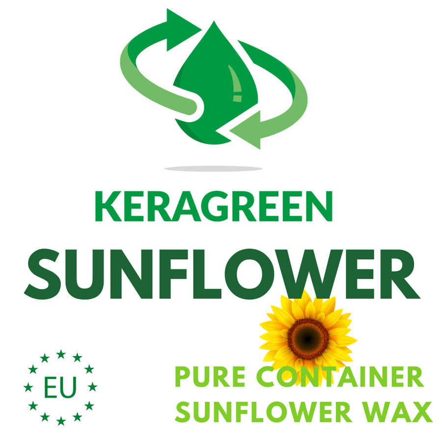 KERAGREEN PURE SUNFLOWER CONTAINER WAX - Eco Candle Project