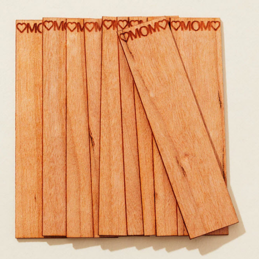 WOODEN WICK MOM ( pack 10 un ) - Eco Candle Project