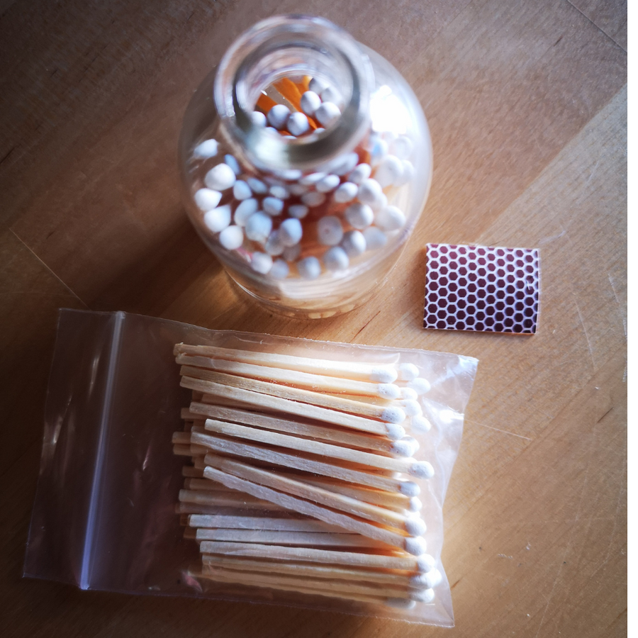 WHITE TIP MATCHES - Eco Candle Project