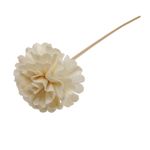 CARNATION FLOWER WITH RATTAN - Eco Candle Project 