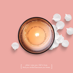 LET'S LIGHT TOGETHER IN AMBER - Eco Candle Project 