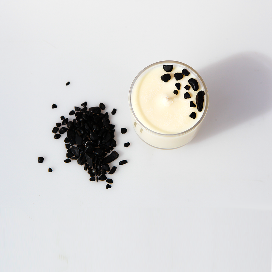 BLACK TOURMALINE CHIPS 100 g - Eco Candle Project