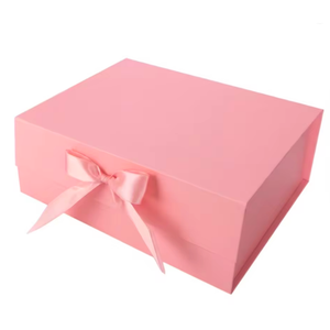 FLAT-PACKED GIFT BOX with RIBBON - Eco Candle Project 