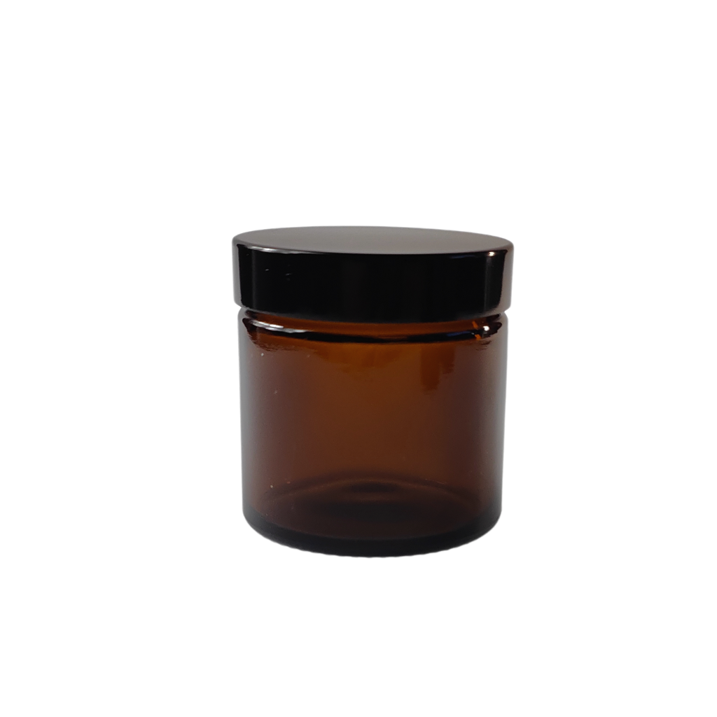 60 ML APOTHECARY AMBER JAR