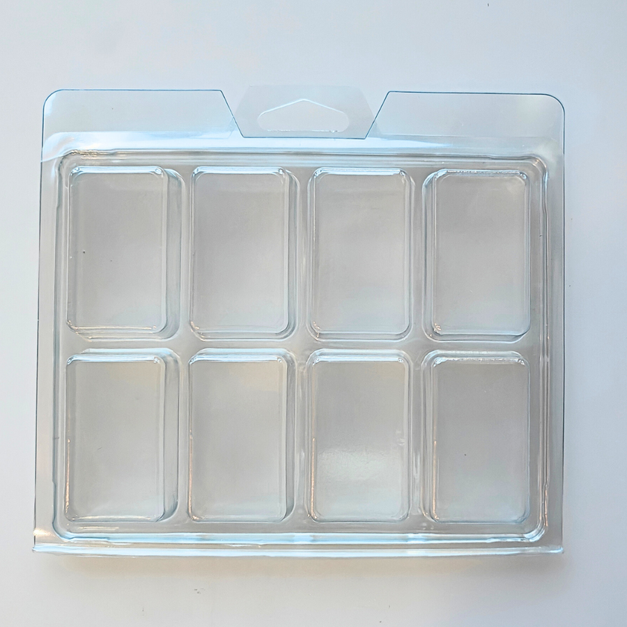 8 CAVITY RECTANGULAR  CLAMSHELL - Eco Candle Project 
