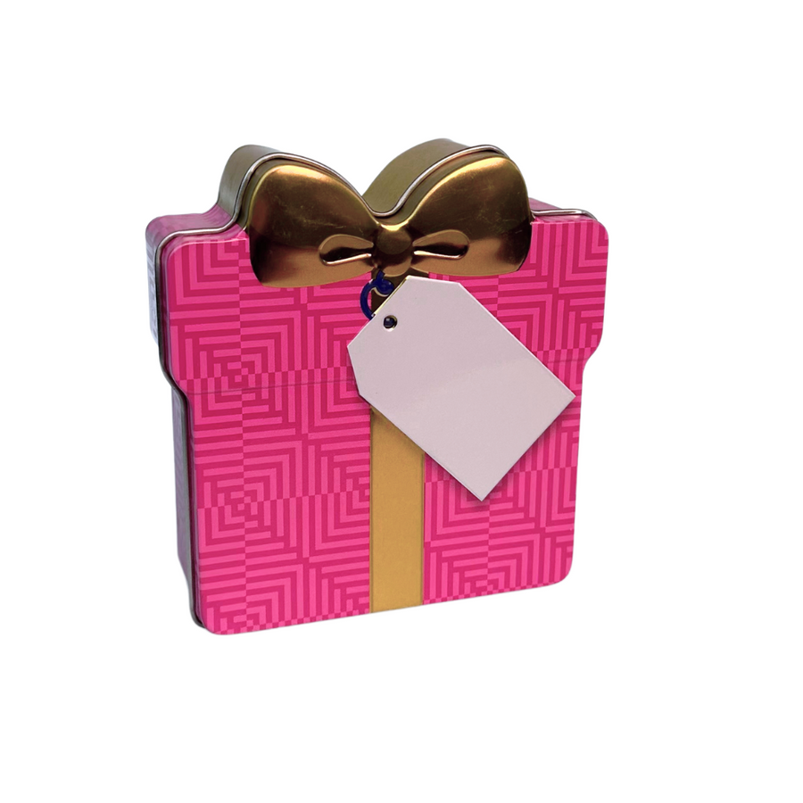 Latas de rosa con arco para fusión