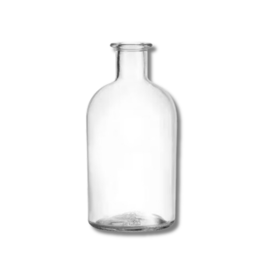 200 ML CLEAR VINTAGE  BOTTLE - Eco Candle Project 