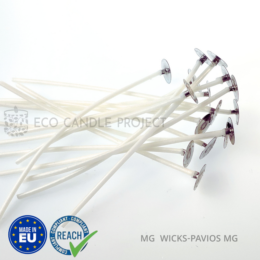 MG -WICKS FOR VEGETAL SAND WAX - Eco Candle Project 