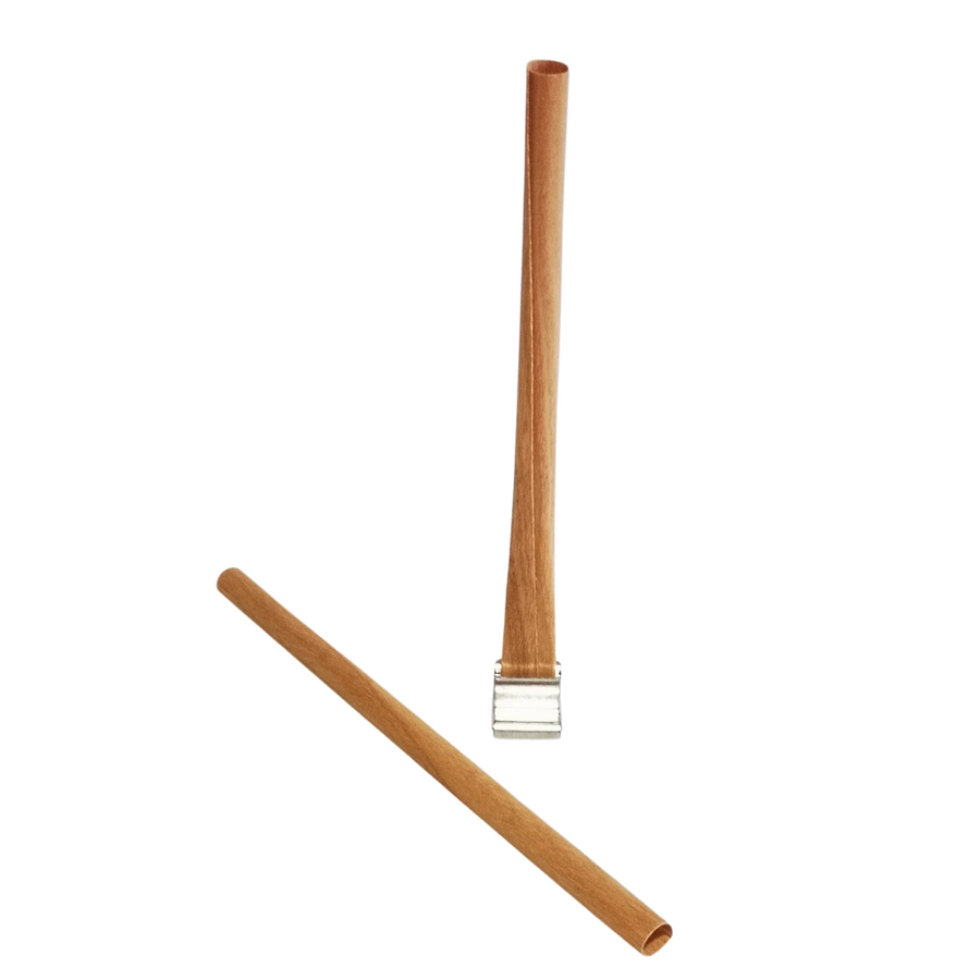 SMALL WOOD TUBE WICKS - Eco Candle Project 