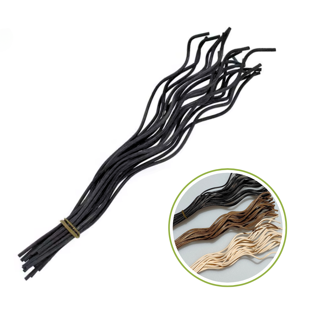 NATURAL WAVY RATTAN REEDS - Eco Candle Project