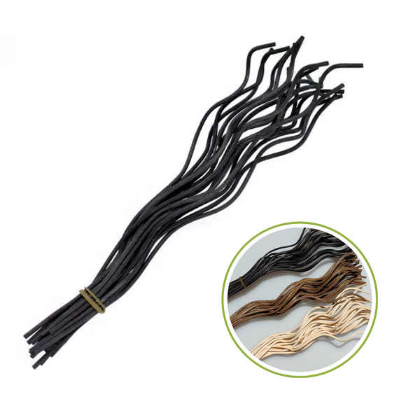 NATURAL WAVY RATTAN REEDS - Eco Candle Project