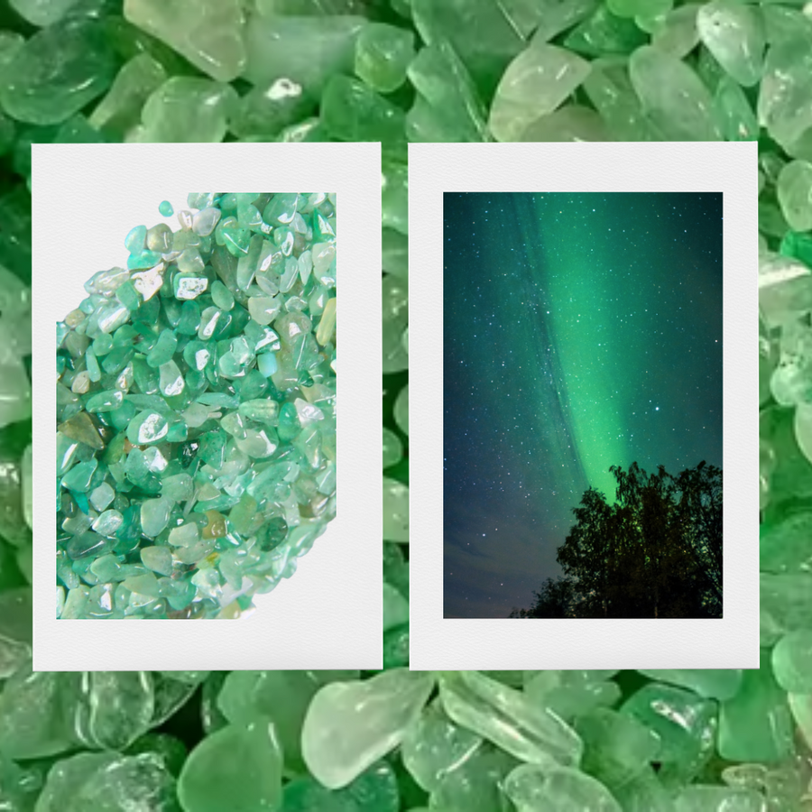 AVENTURINE MINI-CHIPS - SEMI PRECIOUS STONES 2025 LIMITED EDITION - Eco Candle Project 