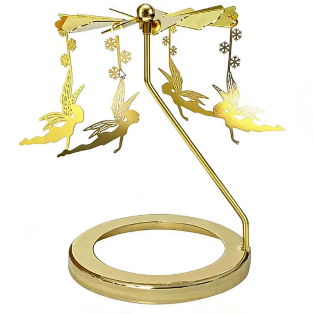 GOLDEN FAIRY CANDLE CAROUSEL - Eco Candle Project 