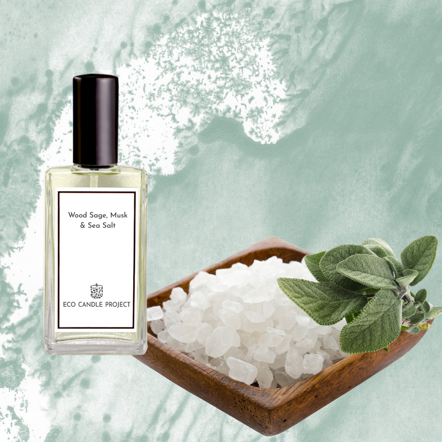 WOOD SAGE ,MUSK & SEA SALT - Eco Candle Project 