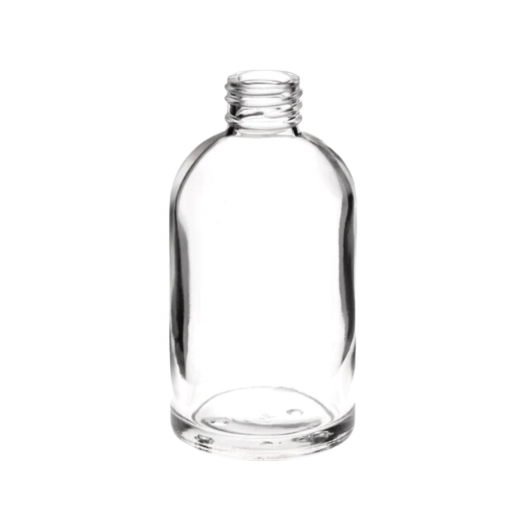 100ml kleine runde Diffuser-Flasche - glänzend weiß (6er-Pack)