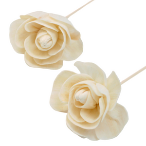 ROSE WITH RATTAN