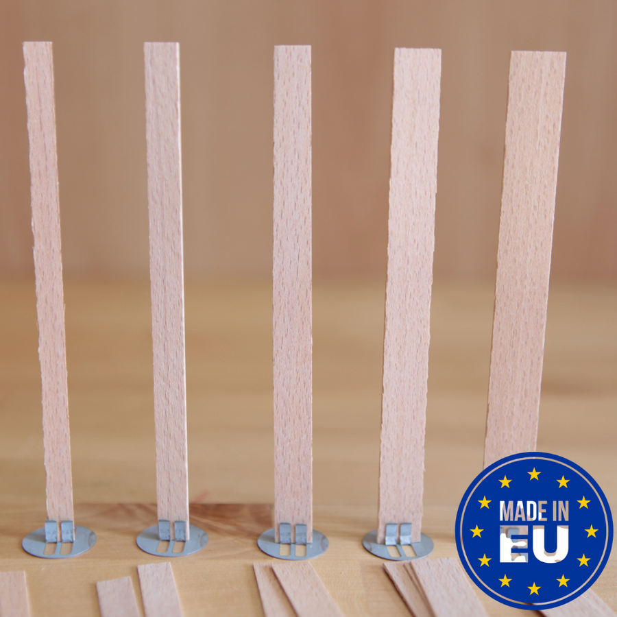 WOODEN WICKS  MADE IN EU - Eco Candle Project 