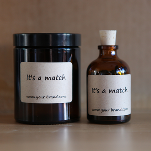 AMBER APOTHECARY BOTTLE MATCHES - Eco Candle Project 