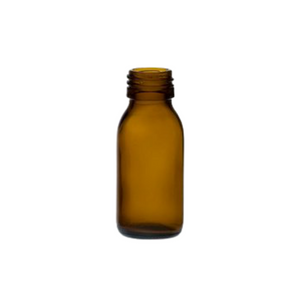 100 ML  APOTHECARY GLASS AMBER  BOTTLES - Eco Candle Project 