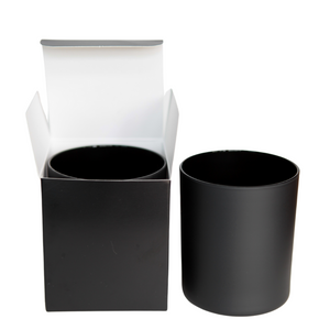 MEDIUM BLACK CANDLE BOX