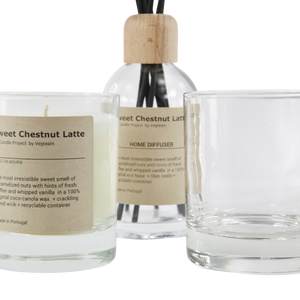 BOSTON ROUND CLEAR BOTTLE - Eco Candle Project 