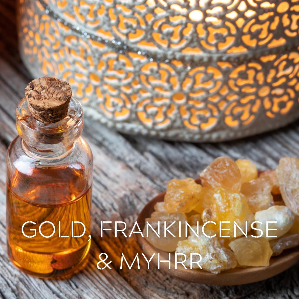 GOLD, FRANKINCENSE MYRRH Eco Candle Project