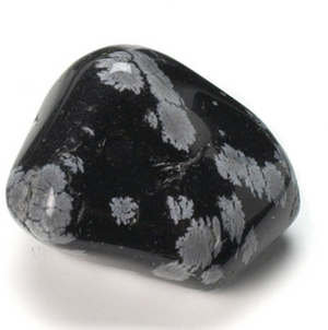 OBSIDIAN SNOWFLAKE TUMBLED STONES - Eco Candle Project 