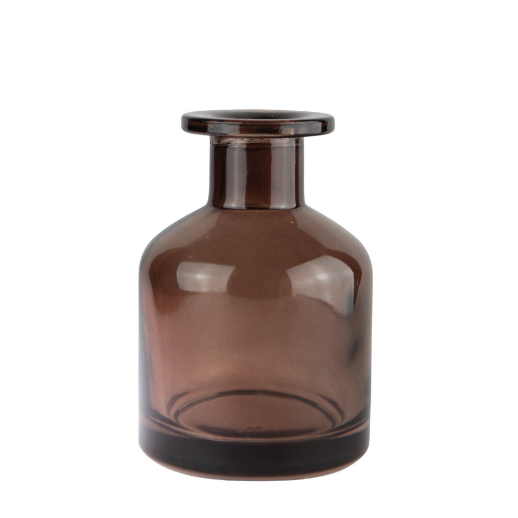 Feel Fragrance Glasdiffusor-Flaschen mit silbernen Kappen, nachfüllbare  Diffusor-Flaschen, Set von 4-6,3 cm Höhe, 50 ml