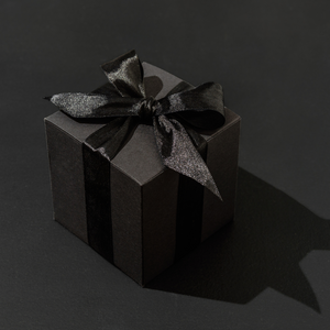 LUXURY MEDIUM  BLACK BOX WITH BLACK INSERT - Eco Candle Project 