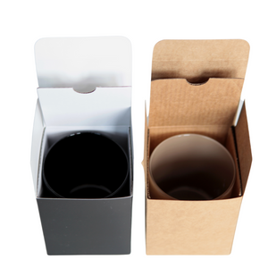 MEDIUM BLACK CANDLE BOX WITH INSERT