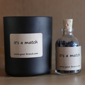 ALL BLACK MATCHES - Eco Candle Project 