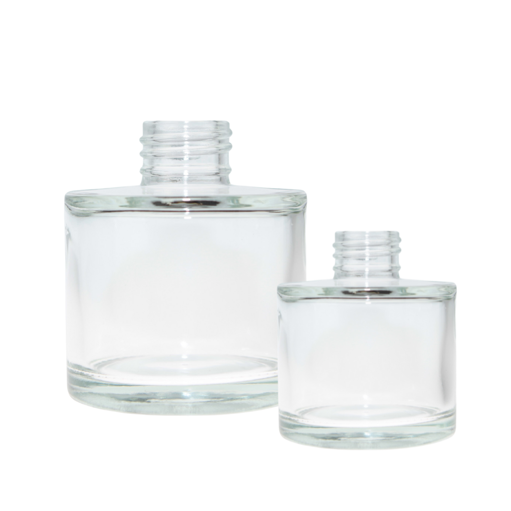 Leere klare Glas Diffusor Flasche, 2pcs DIY Aromatherapie Diffusor Vase  Duft Handwerk Dekor