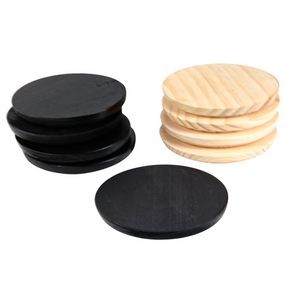 WOOD BLACK CANDLE LID - Eco Candle Project 