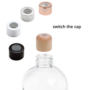 BOSTON ROUND CLEAR BOTTLE - Eco Candle Project 
