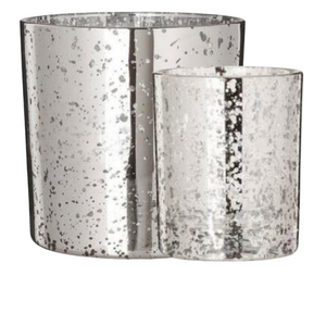 ELECTROPLATED SILVER CANDLE GLASSES - Eco Candle Project 