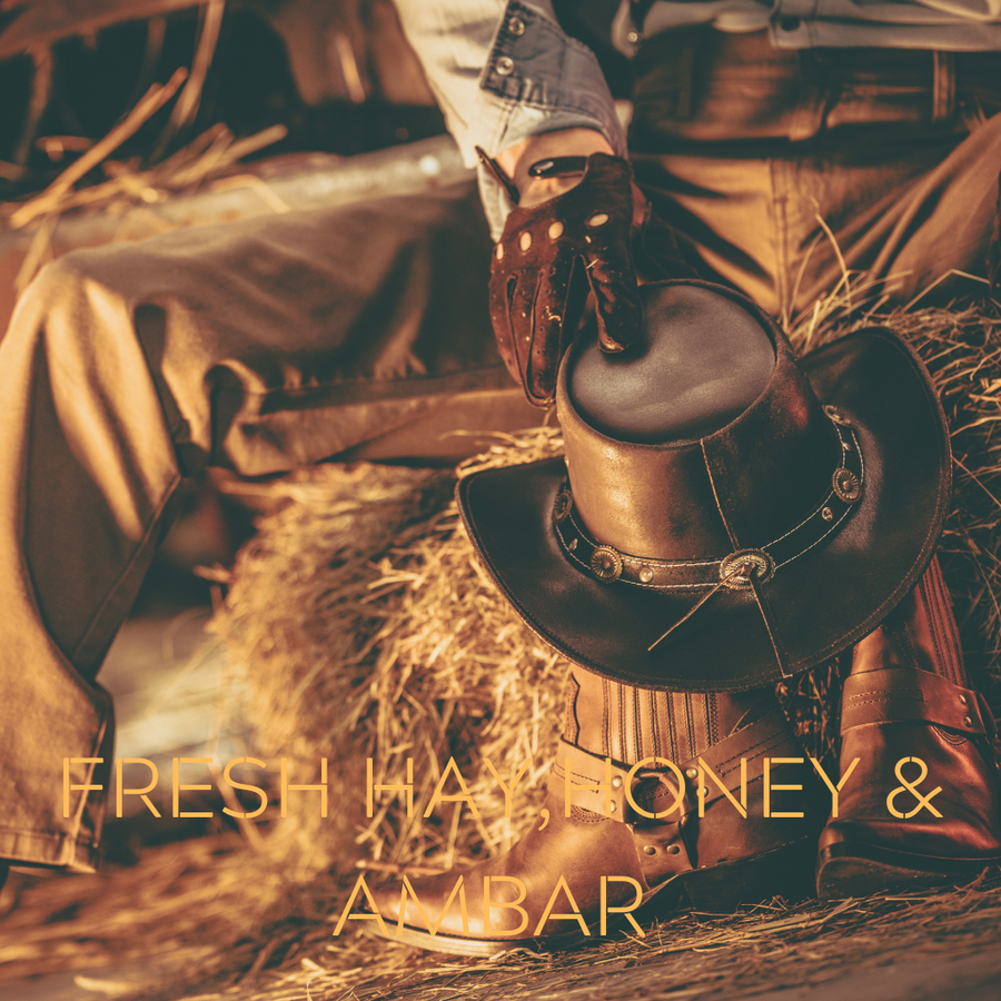 FRESH HAY, HONEY BLOSSOMS & AMBER - Eco Candle Project 