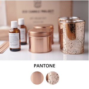 LUXURY CANDLE KIT ROSE GOLD - Eco Candle Project 