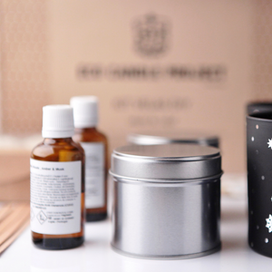 LUXURY CANDLE KIT SILVER STAR - Eco Candle Project 