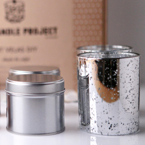 LUXURY CANDLE KIT SILVER - Eco Candle Project 