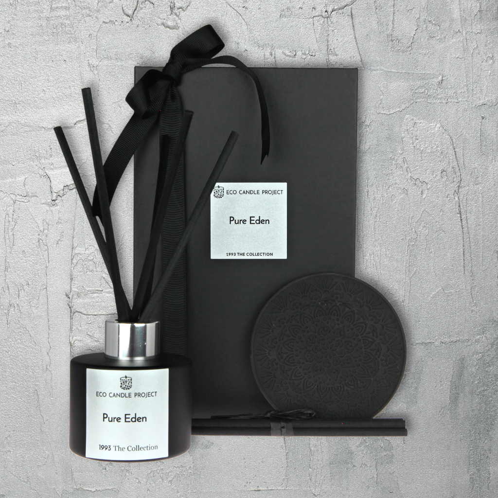 SILVER LUXURY REED DIFFUSER GIFT SET - Eco Candle Project 