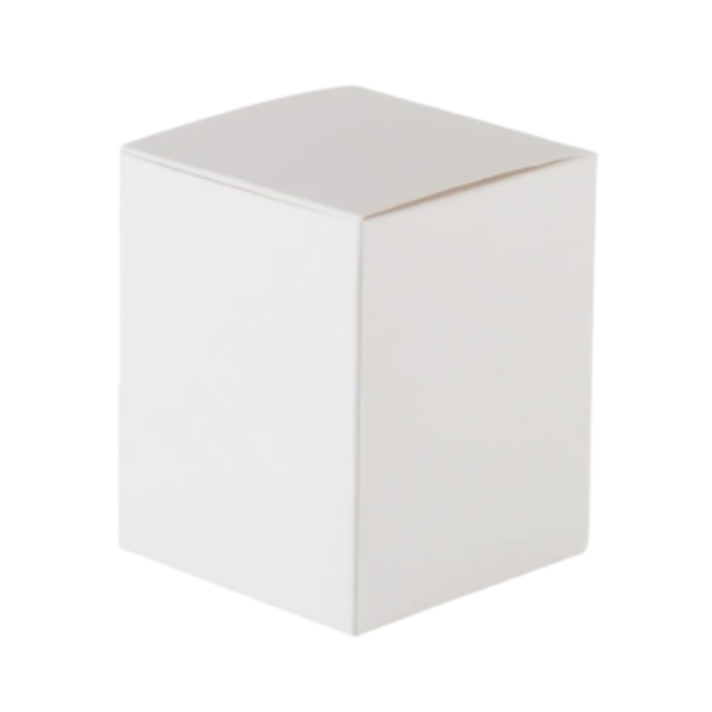WHITE CANDLE BOX WITH INSERT