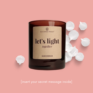 YOUR MESSAGES IN FLAME RETARDANT PAPER - Eco Candle Project 