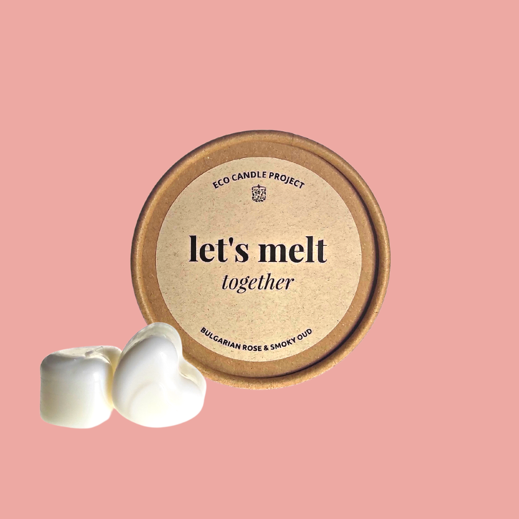 LET'S MELT TOGETHER IN WHITE - Eco Candle Project 